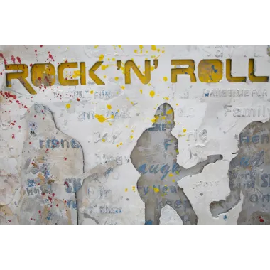 Obraz na Płótnie Rock N Roll 120x3x60 cm
